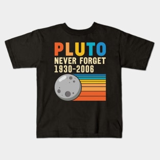 Pluto Never Forget Kids T-Shirt